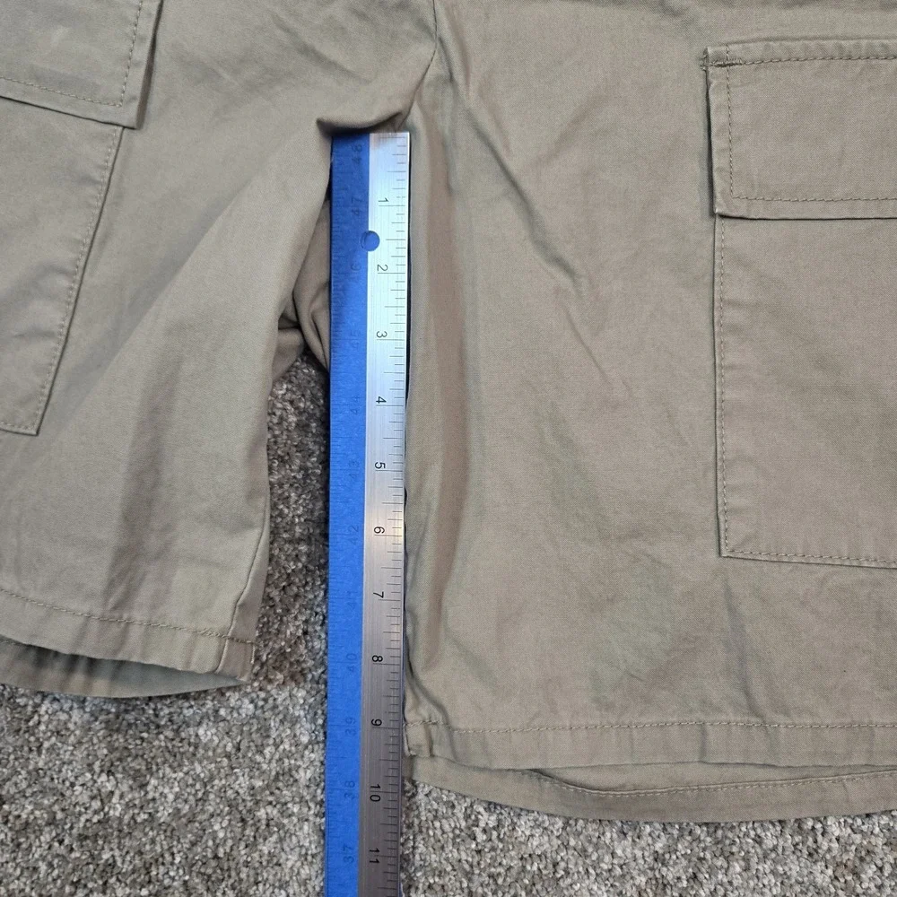 Dockers Relaxed Fit Canvas Hiking Shorts Mens Size 38 Flat Front Tan New